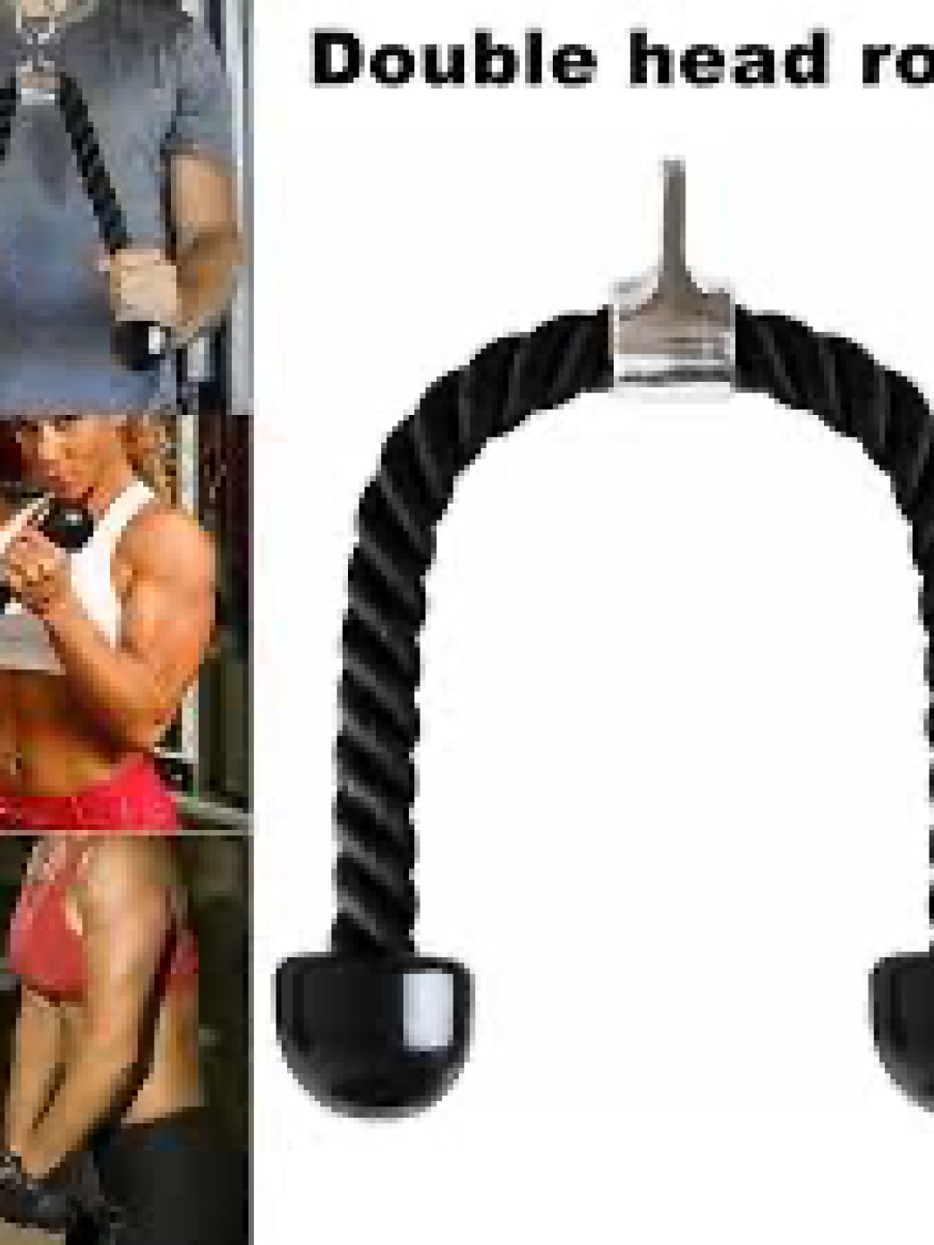 Tricep Rope (Cable Machine Attachment) - hover