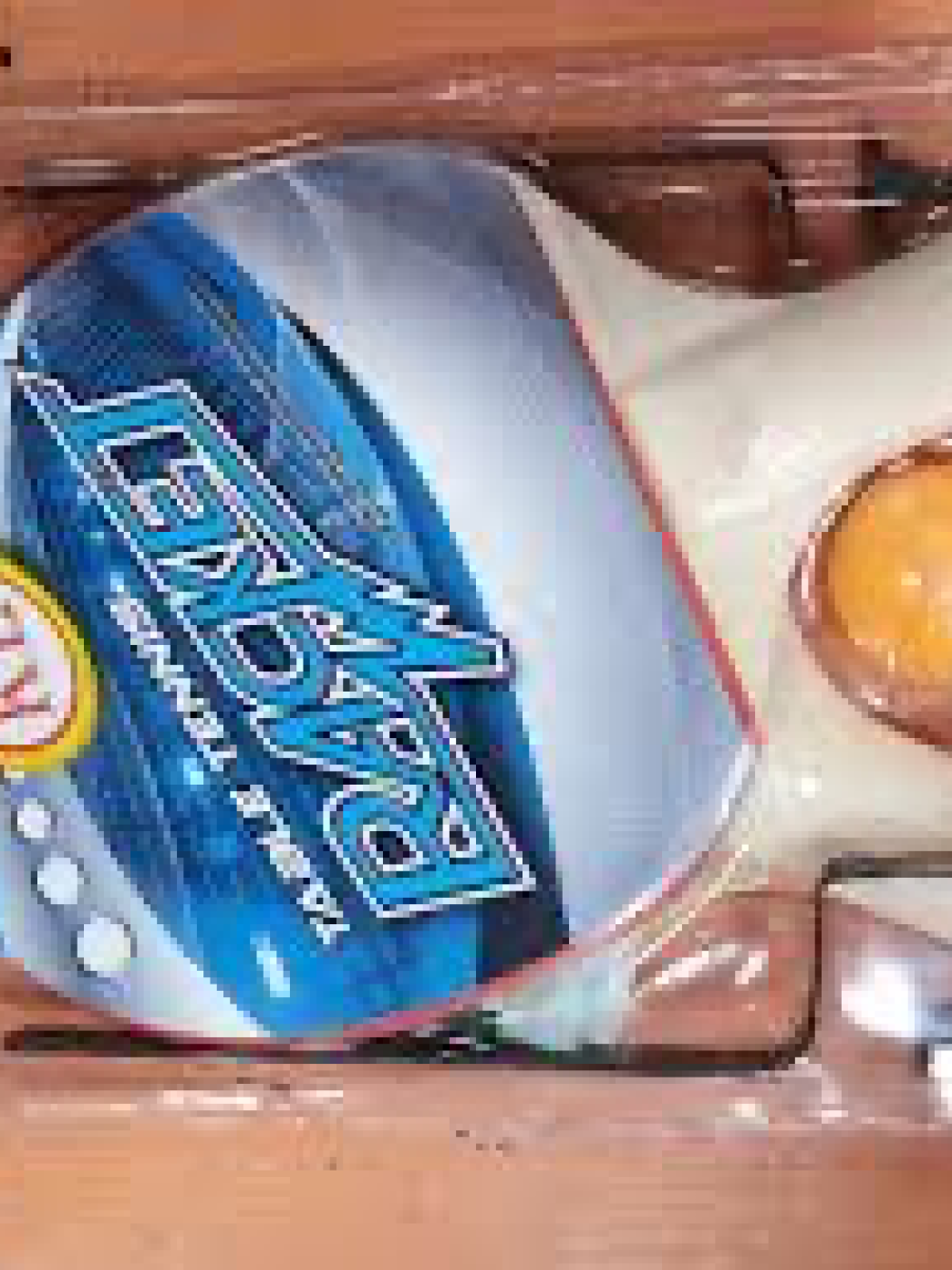 2 in 1 table tennis bat with balls - hover